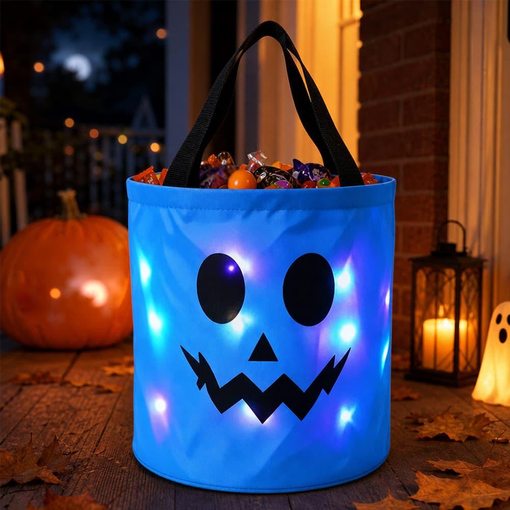 Halloween Pumpkin Decor Led - 할로윈 사탕 나눠주는 파티용, 야광 호박
