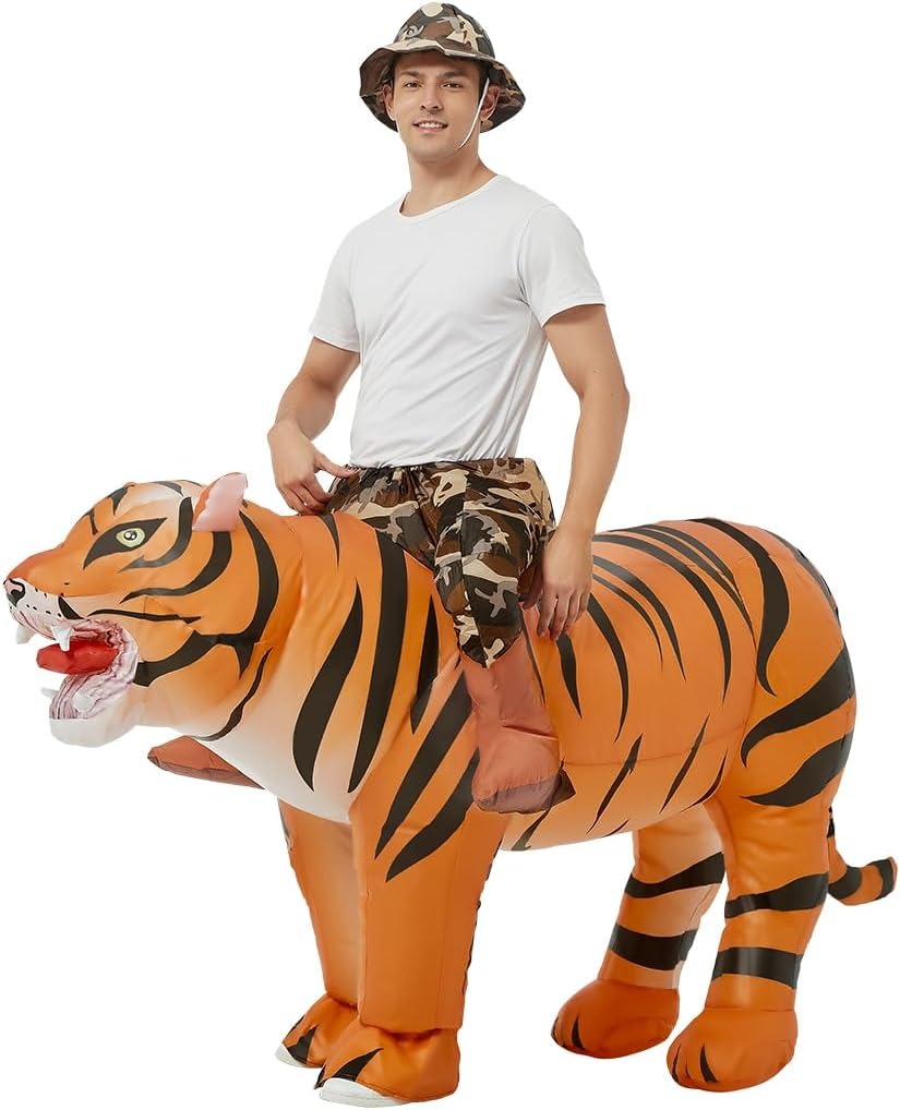 Halloween Costume Adult - 성인용 할로윈 의상, 여성용/남성용, 재미있는 팽창식