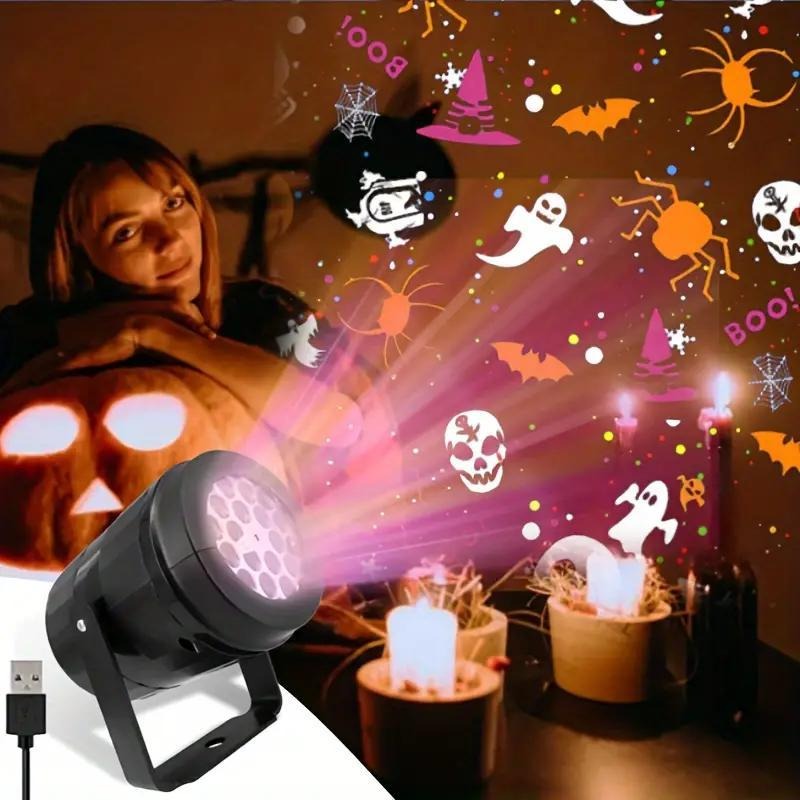 할로윈 LED 프로젝터 조명, 야외 크리스마스 마당 장 - Halloween Pumpkin Decor Led 리뷰 및 가격