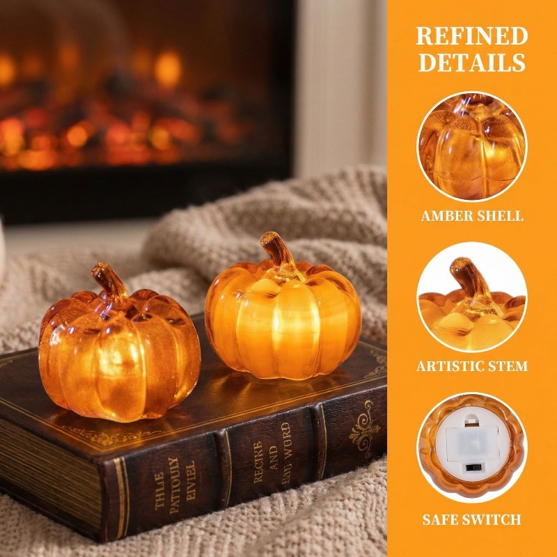 국경을 초월하여 판매되는 새로운 할로윈 장식품: 호박  - Halloween Pumpkin Decor Led 리뷰 및 가격