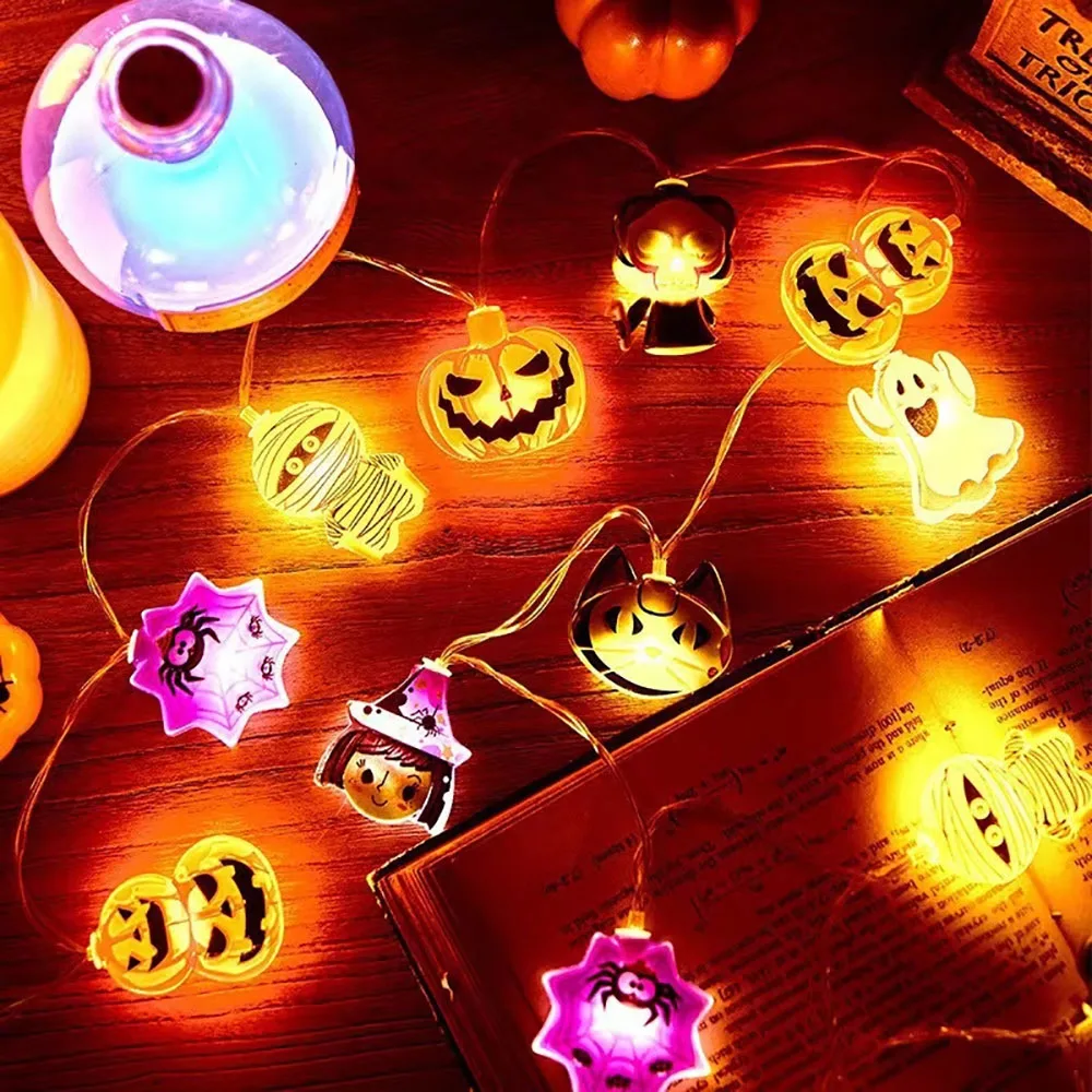 할로윈 장식용 USB LED 스트링 조명, 호박, 유령 - Halloween Pumpkin Decor Led 리뷰 및 가격