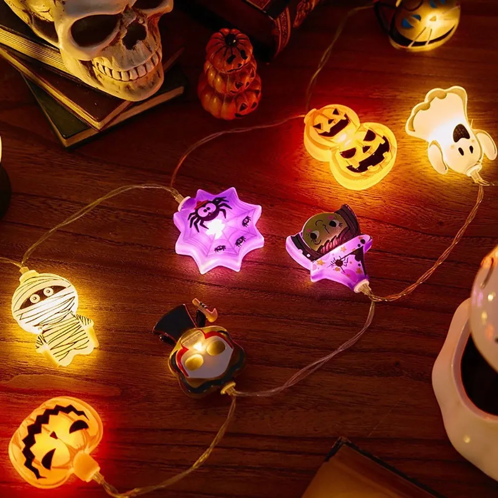 할로윈 장식용 USB LED 스트링 조명, 호박, 유령 - Halloween Pumpkin Decor Led 리뷰 및 가격