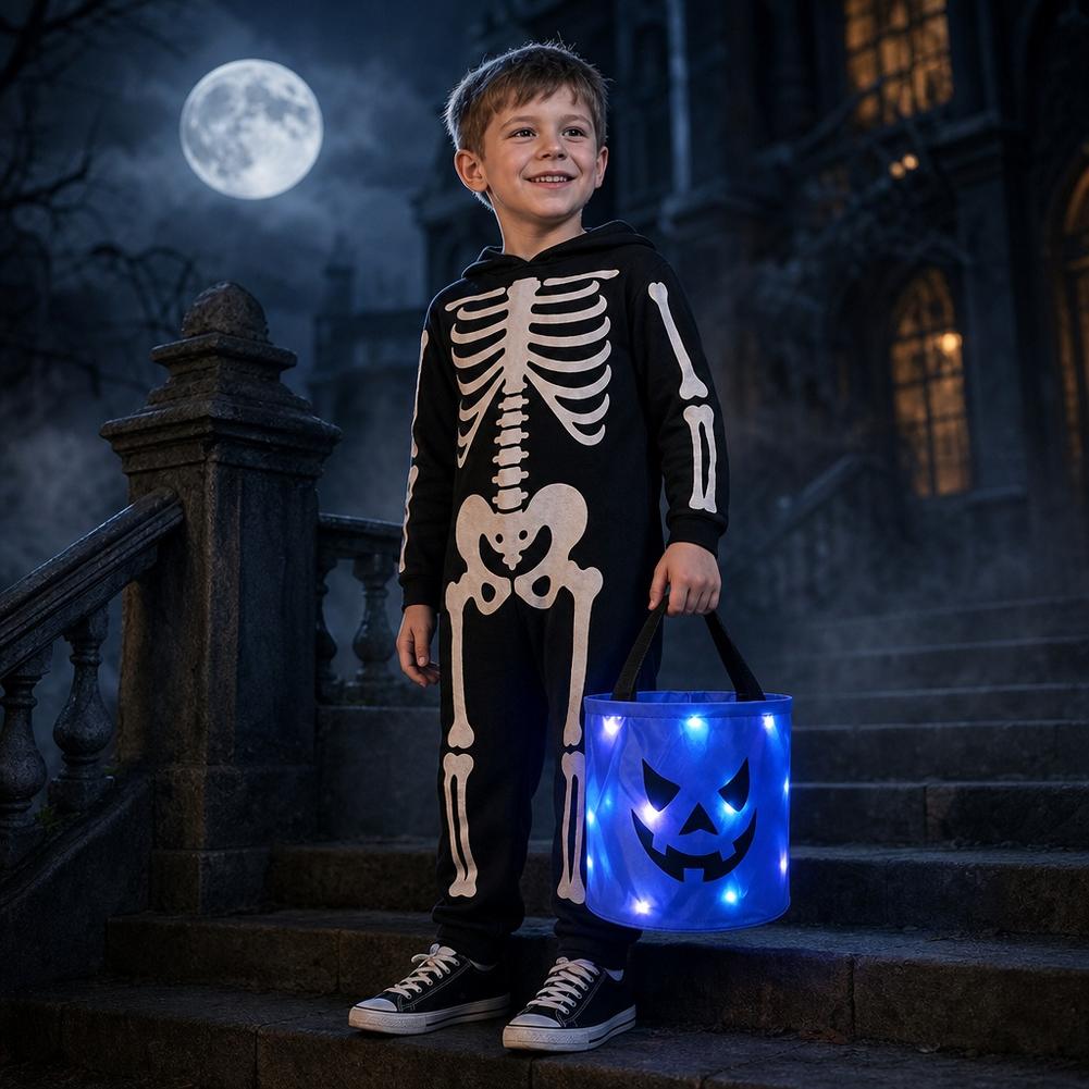 할로윈 사탕 나눠주는 파티용, 야광 호박 모양 사탕 통 - Halloween Pumpkin Decor Led 리뷰 및 가격